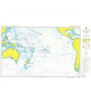 Admiralty 4007 - South Pacific Ocean - Carte marine papier