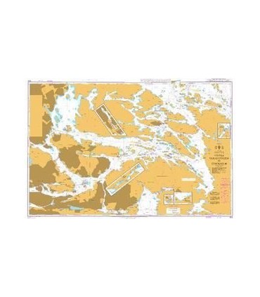 Admiralty 820 - Vastra Saxarfjarden to Stockholm - carte marine Admiralty