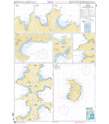 7354 - Fatu-Hiva, Baies de Hiva-Oa et de Tahuata - carte marine Shom papier