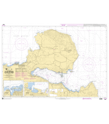 7540 - Du Cap Drépanon au Port de Chaniá - Carte marine Shom