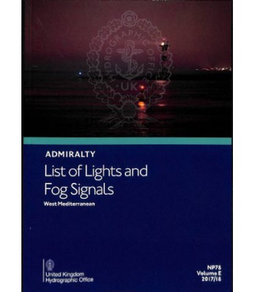 Admiralty List of Lights and Fog Signals - Western Mediterranean