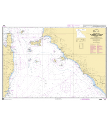 7291 - de ïobino à Flumicino - Carte marine Shom