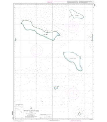 7262 - De Makemo à Marutea Nord - carte marine papier