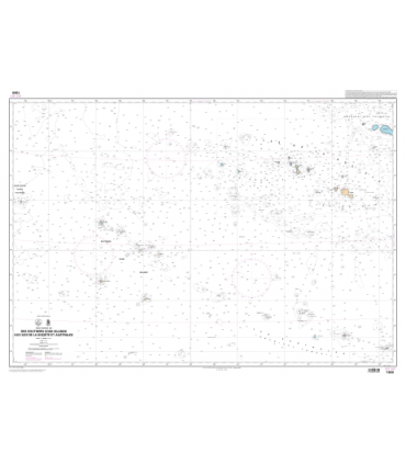 7369 - Des Southern Cook Islands aux Iles de la Société et Australes - carte marine Shom papier