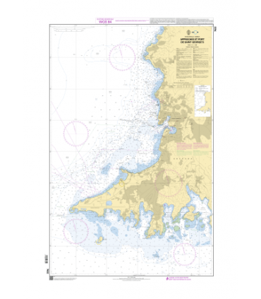 7632 L - Petites Antilles - Approches et Port de Saint George's