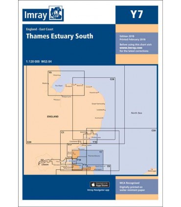 Y7 - Thames Estuary South - Carte marine Imray