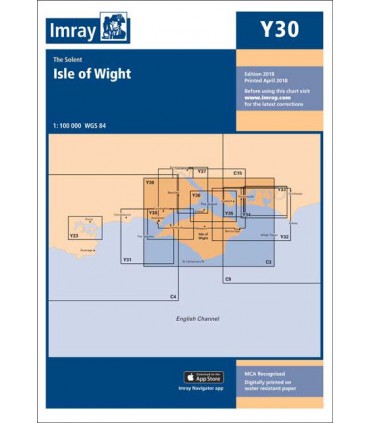 Y30 - Isle of Wight - Carte marine Imray