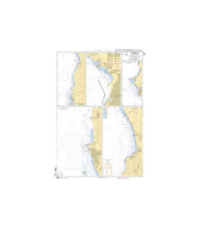 7513 - Ports de Syrie - Carte marine Shom 7513 - Ports de Syrie - Carte marine Shom