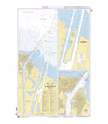 7543 - Abords de Port-Saïd (Bur Sa`id) - Carte marine Shom
