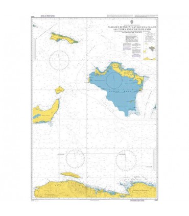 AC3907  Passages Between Mayaguana Island and Turks and Caicos Islands - Carte marine Admiralty