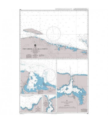 465 Fort Liberté to Île de la Tortue - Carte marine Admiralty