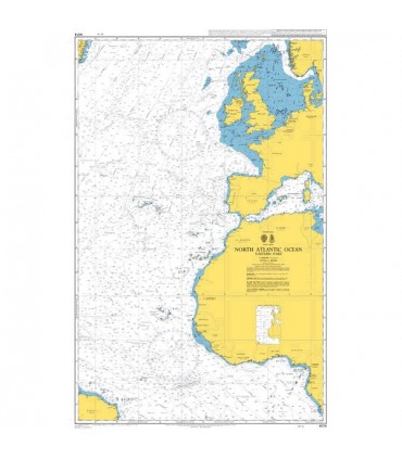 Admiralty 4014 - North Atlantic Ocean Eastern part - Carte marine Admiralty