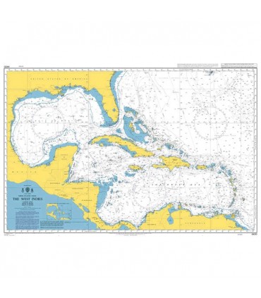 Admiralty 4400 - The West Indies - Carte marine Admiralty