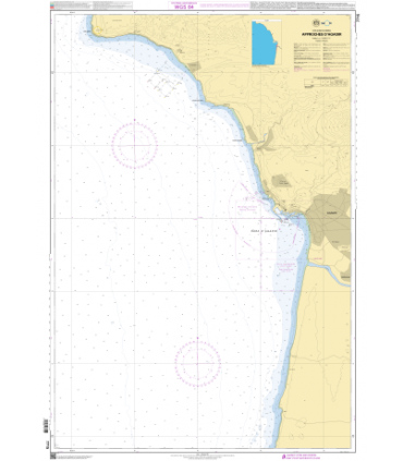 7715 - Approches d'Agadir - carte marine Shom papier