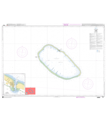 7463 - Katiu - Carte marine papier