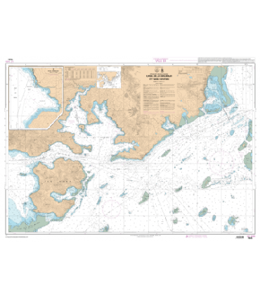 7645 - Canal de lLa Havannah et Canal Woodin - Carte marine Shom papier