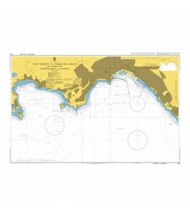 914 Capo Miseno to Torre del Greco including the Approaches to Napoli - Carte marine Admiralty