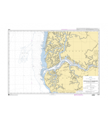 6137 - Cours de la Casamance - De l'embouchure à Ziguinchor - carte marine papier