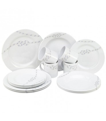 Vaiselle South Pacific - Boite de 16 pièces