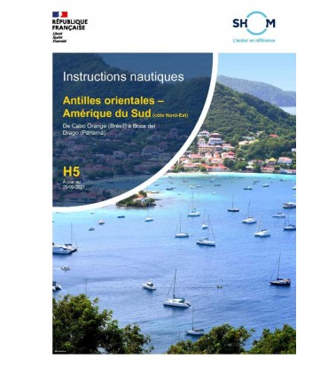 Instructions nautiques H5 Antilles orientales – Amérique du Sud (côte Nord-Est) - Produit numérique