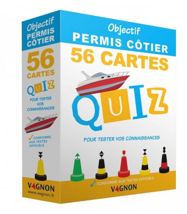 Jeu de cartes permis plaisance option côtière