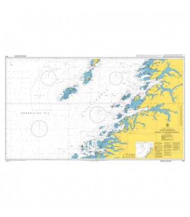 2321 Vestfjorden Myken to Moskenesoya - Carte marine Admiralty