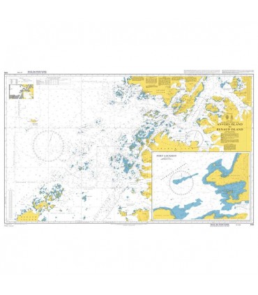 Admiralty 446 - Anvers Island to Renaud Island - Carte marine admiralty