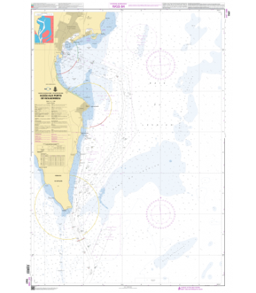 7567 - Accès aux ports de Nouadhibou - Carte marine Shom