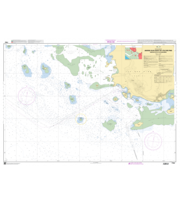 7763 - Abords Sud-Ouest de l'Île des Pins - Baies de Kuto et de Kanuméra - Carte marine Shom papier