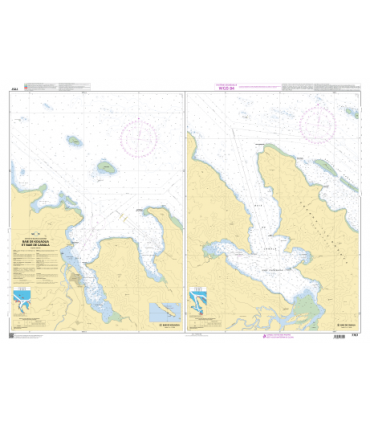 7757 - Baie de Kouaoua et Baie de Canala - Carte marine Shom papier