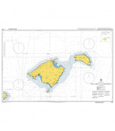 Admiralty 1703 : Mallorca and Menorca - Carte marine Admiralty