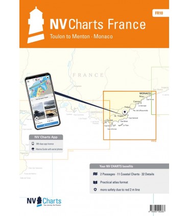 Corse - NV Charts France - carte marine