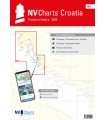 NV Charts Croatie - Trieste to Vodice - Carte marine