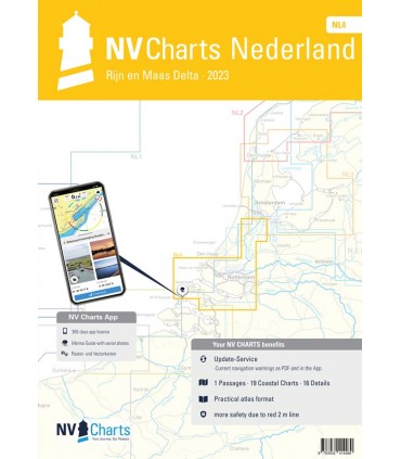 NV charts Nederland NL 4 - carte marine