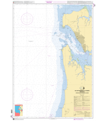 7581 - Du Cap Estérias à la Pointe Ékouata - Approches de l'estuaire du Gabon