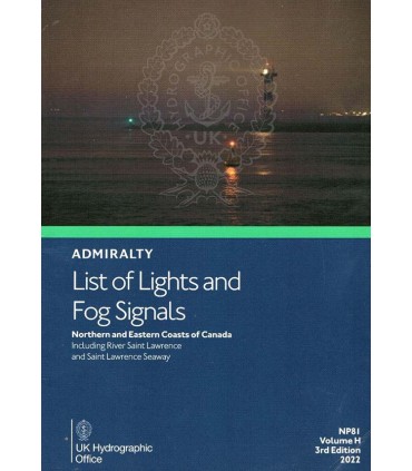 NP81 Vol H Admiralty List of Lights and Fog Signals - West Atlantic