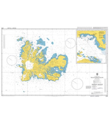 Admiralty 2398 - Iles Kerguelen - carte marine papier
