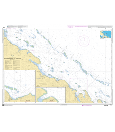 7755 - De Ponérihouen au Cap Dumoulin - Carte marine Shom papier