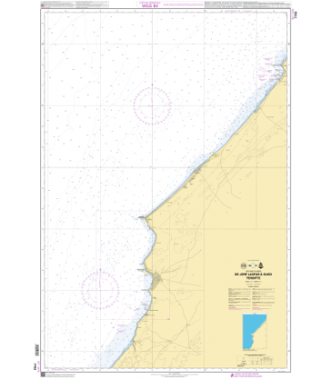 7703 - De Jorf Lasfar à Oued Tensifte - carte marine Shom papier
