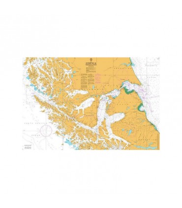 Admiralty 3006 - Estrecho de Magallanes - Carte marine Admiralty