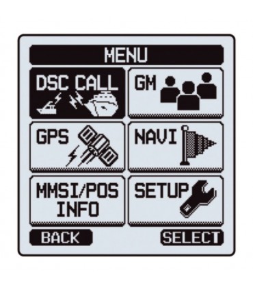 VHF portable flottante noire