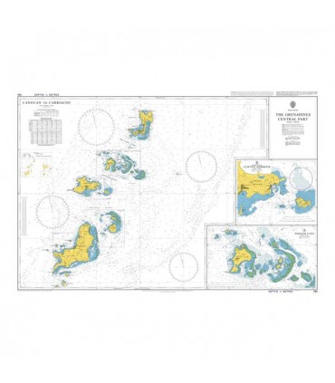 Admiralty Chart 794 - The Grenadines Central Part