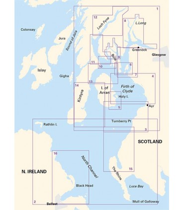 2900 Firth of Clyde Chart Pack - Carte marine Imray