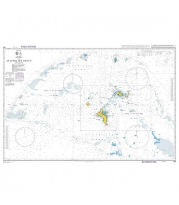 740 The Seychelles Group - Carte marine Admiralty