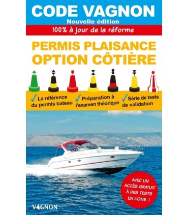 Code Vagnon permis plaisance option côtière
