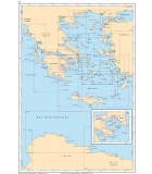 Méditerranée Mer Egée - Grèce - Turquie - Carte marine papier