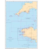 Atlantique La Manche Ouest - Carte marine papier