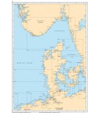 Mer du Nord Scandinavie - Carte marine papier