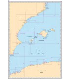 Méditerranée Côte Est Espagne - Iles Baléares - Algérie - Carte marine papier