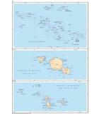 Polynésie française - Carte marine papier